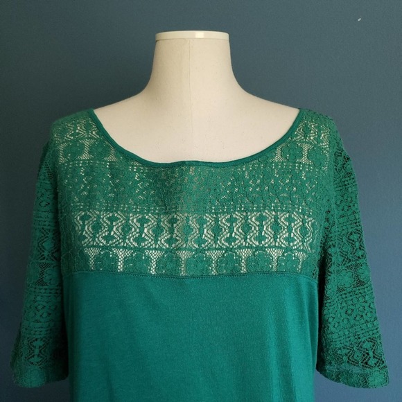 J. Crew Lace Yoke Blouse - Picture 2 of 6